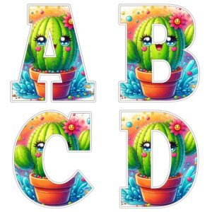 Alfabeto de Cactus para imprimir