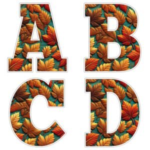 Alfabeto de Otoño para imprimir